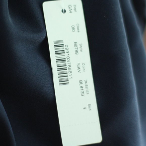 J. CREW Perforated Navy Blue Sleeveless Dress - Picture 5 of 6